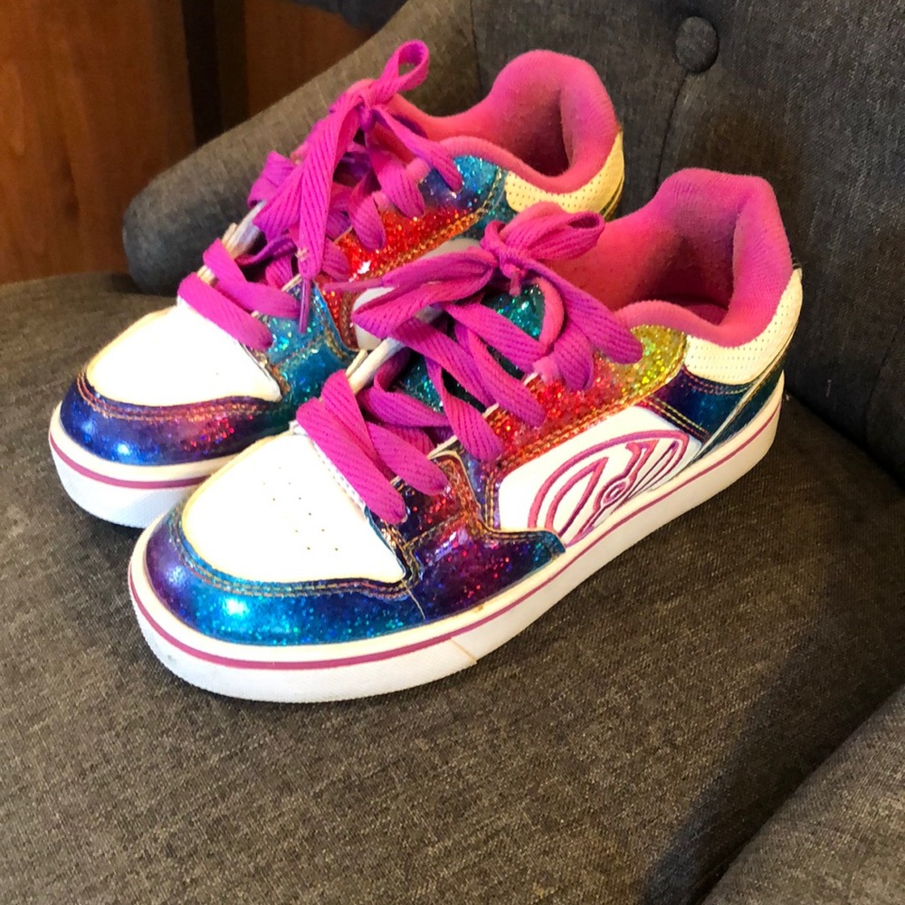 Sparkly Rainbow Heelys